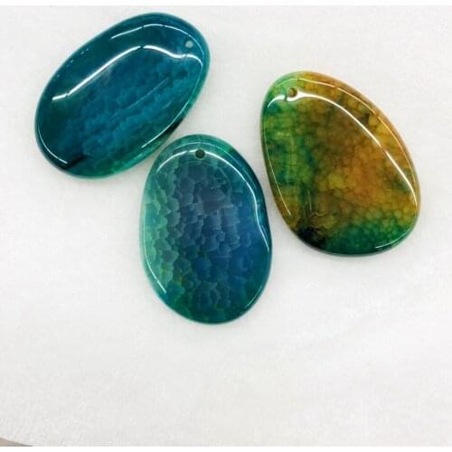 Mystic Cracked Agat Chalcedony Pendant,Irregular Shape and size Mixed 10pcs/lot Quartz Agat e Pendant For necklace