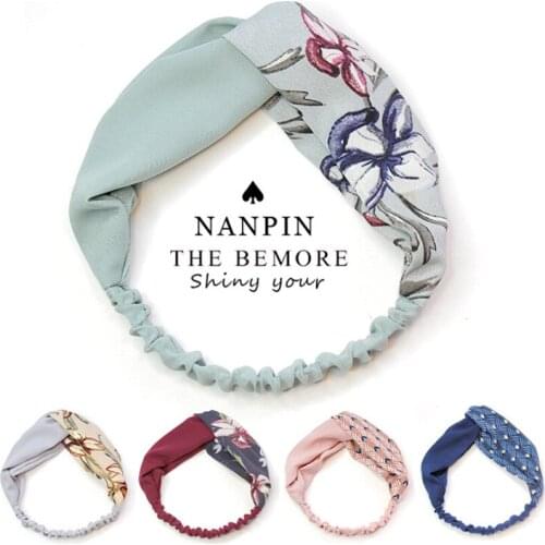 2018 summer fashion scrunchy women girls knot turban headbands hair head bands wrap accessories for women hair headwrap headband