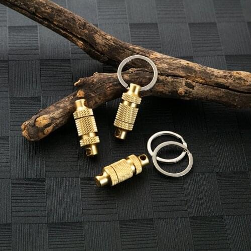 Detachable Brass Keychain
