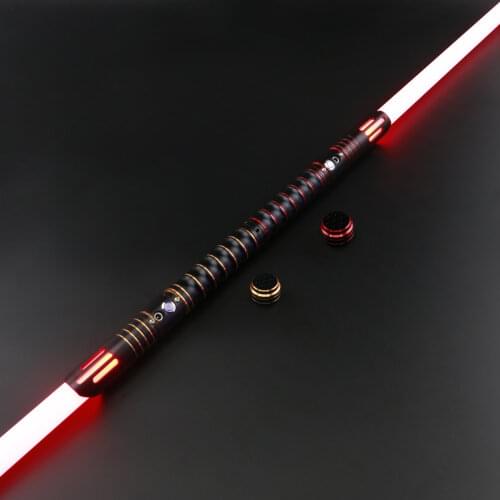 CIELTAN Lightsaber Laser Dueling Sword RGB Color Changing with 6 Soundfonts Force Blaster Flash on Clash Light Saber Toys