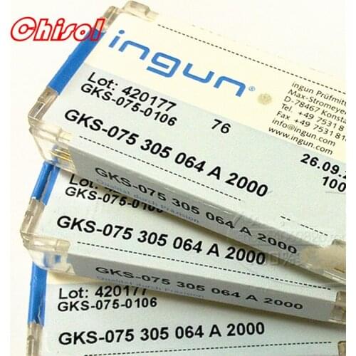 Original INGUN 100pcs/set Test Needle GKS075305064A2000 GKS075305064A2800 Spring Probe Test Pins