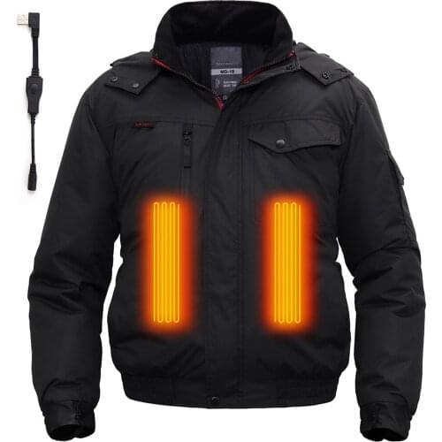 USB Charging Heating Jacket Breathable Comfortable Electric Heating Clothing For Walking Camping Ice Fishing Skiing