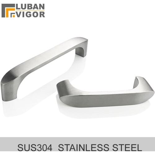 304 stainless steel Solid casting Drawer handle Wardrobe door handle,Drawing surface,No plating,Make life more texture