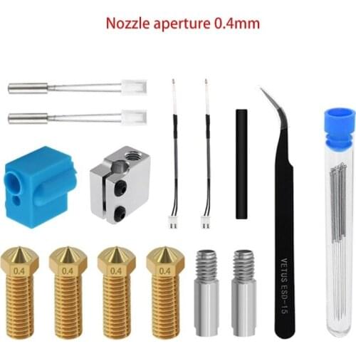 For Artillery 3D Printer Sidewinder X1 Genius Nozzle Hotend Silicone Sleeve Kit