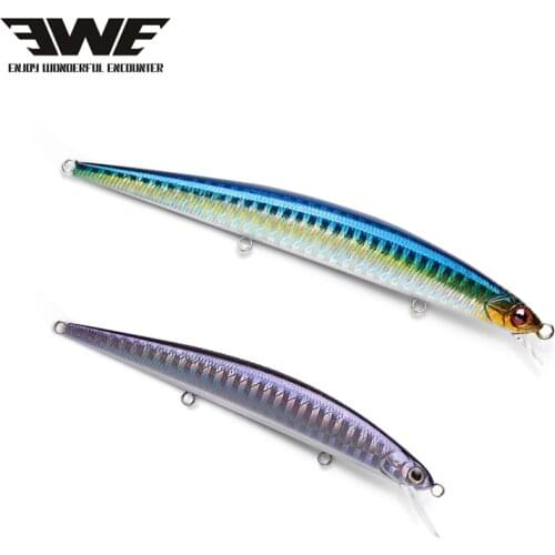 EWE BAOJUN1 Floating Minnow lure 115mm/95mm 12.6g/8.5g long - range perch Wobblers Body soft lure for pike and bass