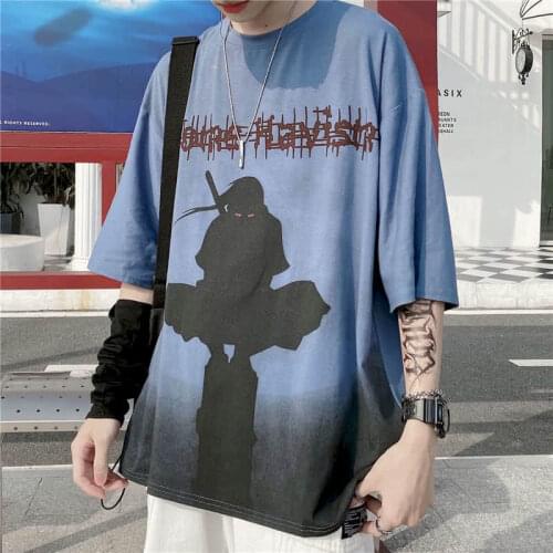 Compassionate men women T-shirt dark decadent short-sleeved original anime clothes Hip Hop Harajuku t-shirt Punk Streetwear Tops
