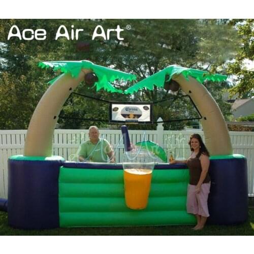 Hot sale inflatable coconut drink bar/drink bar for promotion