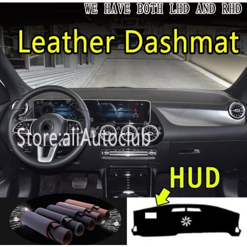 For Mercedes-Benz GLA Class H247 GLA200 220 260 Accessories Leather Dashmat Car Styling Covers Dash Mat Dashboard Cover Carpet