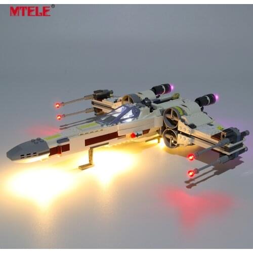MTELE Brand LED Light Up Kit For Star War X-Wing Star fighter Compatile With 75218 (NOT Include The Model)
