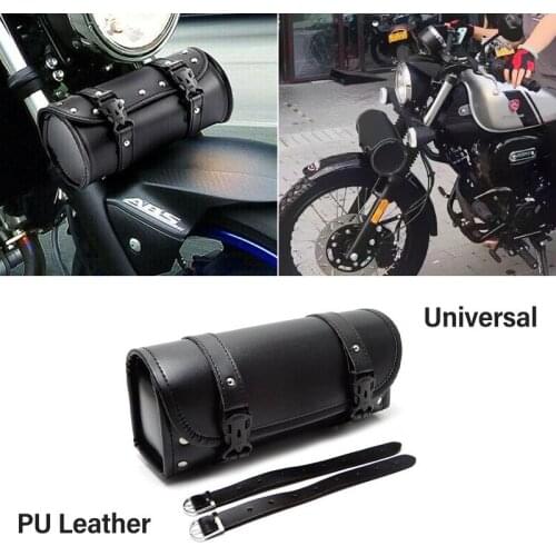 Motorcycle Saddle Bags Synthetic Leather Side Tool Tail Bag Luggage For Harley Touring Sportster Dyna Softail For Honda