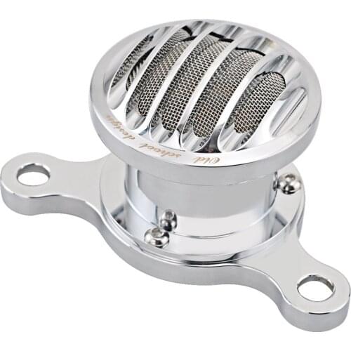 Motorbike Chrome Old School Air Filter Intake Air Cleaner Aluminum Intake Filter System Fit for Harley Sportster 1988-2019