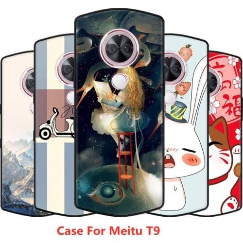 Cartoon Case For Meitu T9 MP1718/For Meitu T9 Limited Edition.TPU Painted Mobile Phone Lovely Color Case.17 Colors