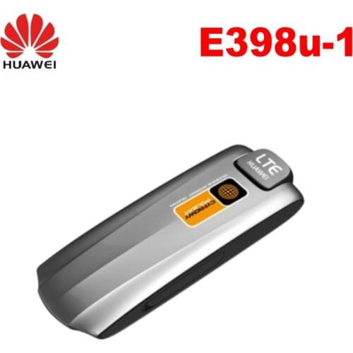 Original Unlock LTE FDD 100Mbps HUAWEI E398 4G LTE Wireless Data Card with 2pcs antenna
