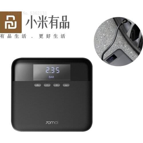 Youpin Portable Digital Air Pump Tire Inflator Tire Pressure Detection Car Tyre Pump Air Compressor For Car Motorcycles Bicycles