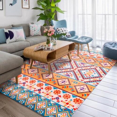 Simple Modern Nordic Geometric Carpets For Living Room Coffee Table Bedroom Carpet Rectangular Household Bedside Blanket/Rugs