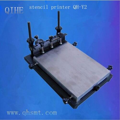 Qihe SMT Manual PCB Stencil Printer / Manual PCB Silk Screen Printing Machine, SMT Solder Paste Printer