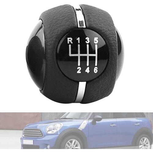 6 Speed Car Manual Gear Shift Knob Shifter Cover for Mini Cooper F55 F56 F54 F60 7641999