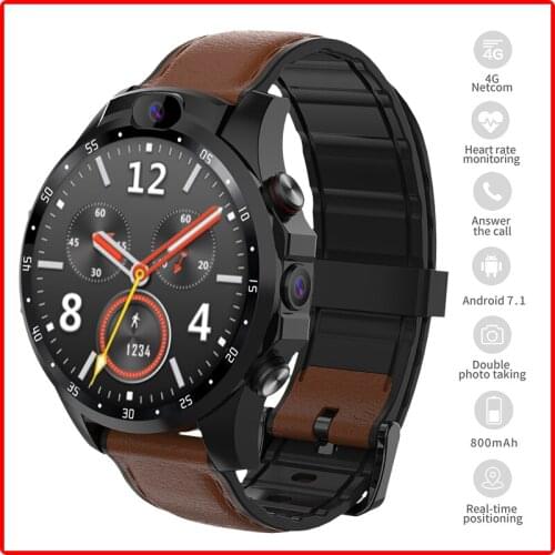 Smart Watch IP67 Waterproof 3+32GB Android7.1Sport Multi Dial Watch GPS WIFI Phone Call Google Gmail Skype Facebook Sync Watches