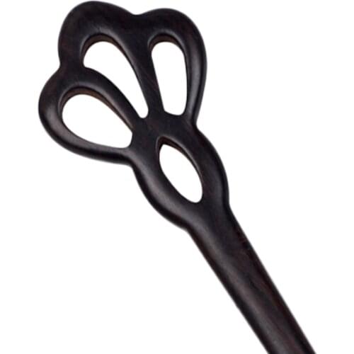 Vintage Wooden Carved Hairpin Stick Classical Hair Jewelry DIY Accessories