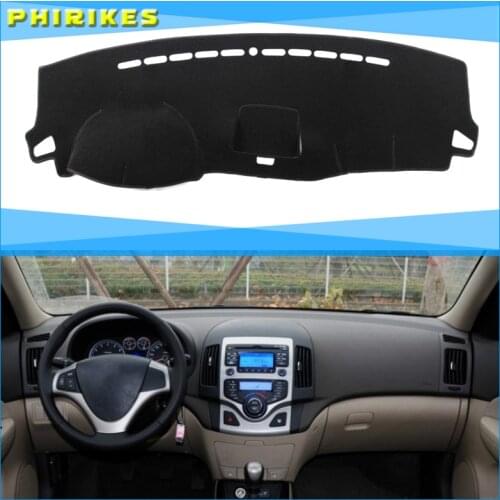 For HYUNDAI I30 2010 2011 2012 2013 14-2017 Car Inner Auto Dashboard Cover Dashmat Pad Carpet Sun Shade Dash Board Cover FIT