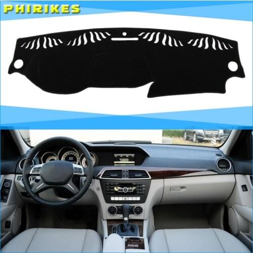 Car Inner Auto Dashboard Cover Dashmat Pad Carpet Sun Shade Dash Board Cover Fit for Mercedes Benz C Class 2011-2013