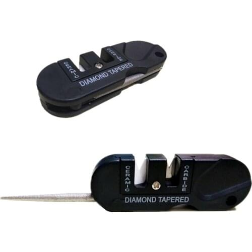 Tungsten Ceramic Multipurpose Carbide Knife Pocket Diamond Tool Scissor Sharpen Fish Whetstone Sharpener outdoor multi Hook Camp