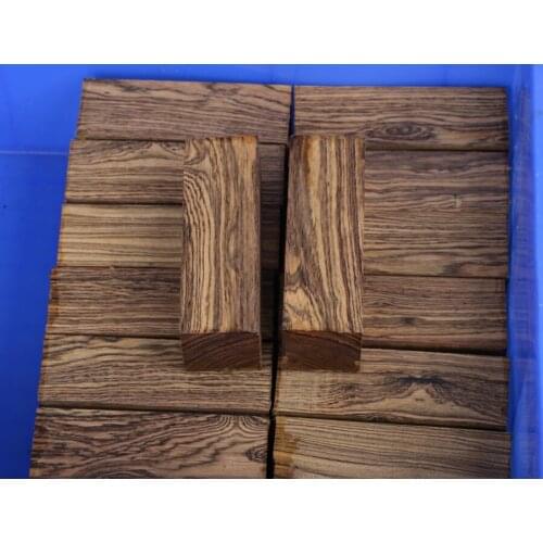 Knife handle blanks Bocote 120x40x30mm wood pistol grip knife handles material