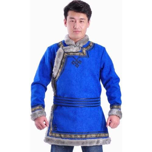 Winter Chinese Style Traditional Men warm Jacket Tang Suit ethnic male Coat Retro Casual Warm Qipao Tops asia costume