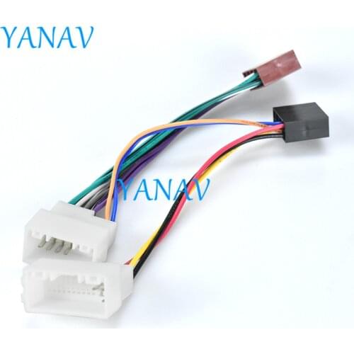 12-033 Wire Harness Adaptor ISO RADIO ADAPTER CABLE FOR-HYUNDAL iX-35,Solaris,i-25,Verna,Accent 2010+/KIA Sportage 2010+;Rio 201