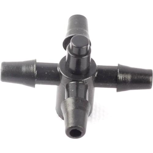 300pcs 3/5mm Drip Arrow Five Ways Hose Splitters For 4mm Dripper Emitters Connector Flower Plant Irrigation System Fittings