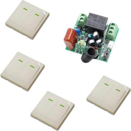 433Mhz AC 220V 1CH Wireless Remote Switch Wireless Light Switch 1 CH 10A Relay Receiver Transmitter Remote Controller 315Mhz