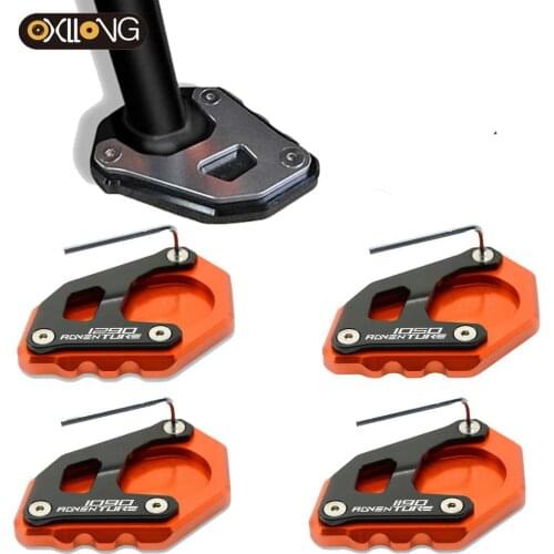 CNC Motorcycle Accessories Kickstand Foot Side Stand Extension Pad For Adventure 1290 1050 1090 1190 Adventure all years