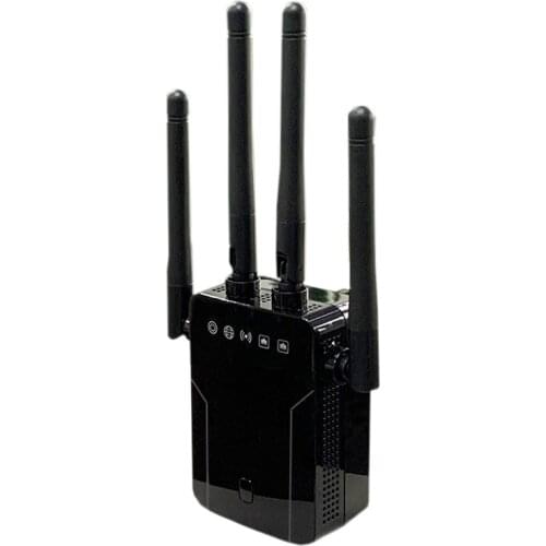 5GHz 2.4GHz Wireless WiFi Repeater Wi Fi Booster 1200Mbps Wi-Fi Amplifier 802.11AC 5G Wi-Fi Long Range Extender Access Point