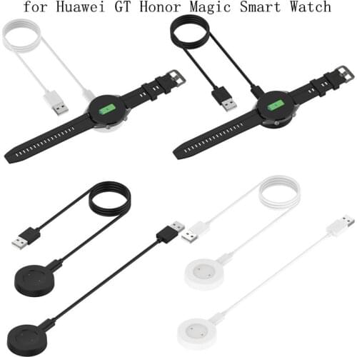 New Smart watch Dock Charger for Huawei watch GT/ honor watch magic charger 100cm USB charging cable Magnetic fixed Cradle 50pcs