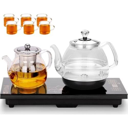 Electric Kettle Household Automatic Bottom Water Kettle Water Injection Coffee Table Integrated Tea Set Induction Cooker