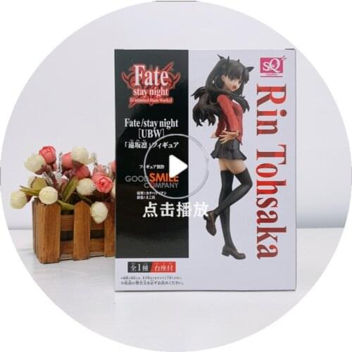 BANDAI Banpresto Fate Fate/stay nigh Tohsaka Rin Anime Toys Figure