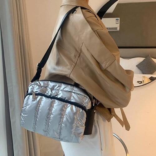 Fashion Casual Square Women Shoulder Bag Solid Waterproof Sports Messenger Bag Woman Luxury Branded Womens Shoulder Bags 2021