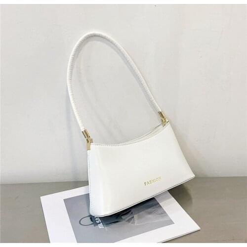 Fashion texture retro woman bag 2021 new summer underarm strap shoulder bag solid color simple messenger bag satchels purse bags