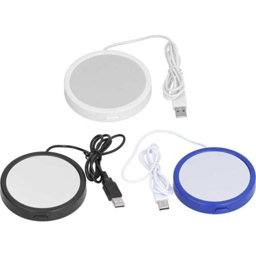 Constant Temperature Cup Heating Mat Coaster USB Powered Milk Cup Warmer Heater for Home Office Kitchen Coffee Mug Warmer