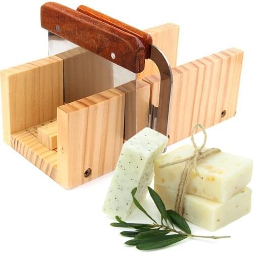 Adjustable Wooden Handmade Soap Cutter Soap Cutting Mold Hand-made Bread Knife Mold With 2 Wave And Straight Planing Tools