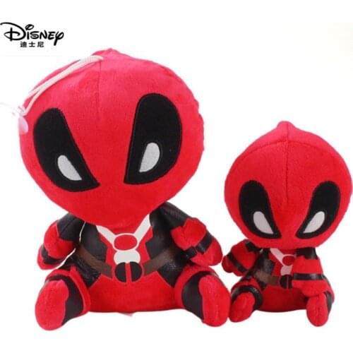 Disney Marvel Kawaii Deadpool Movie Plush Doll X-man Stuffed Pillow Soft Toy Kids birthday gifts Deadpool Christmas Toys for Boy
