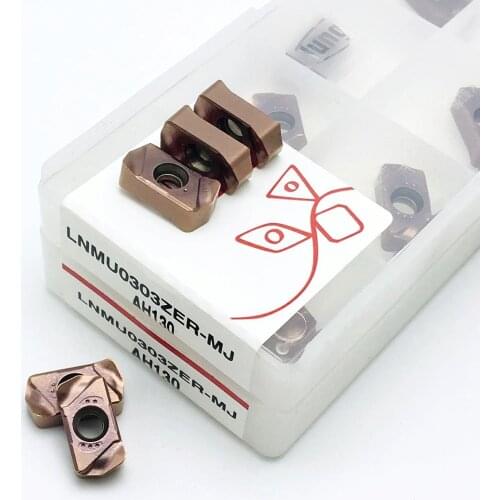 Turning insert LNMU0303ZER MJ AH130/AH725 carbide double-sided fast feed cutting insert cutting tool LNMU 0303