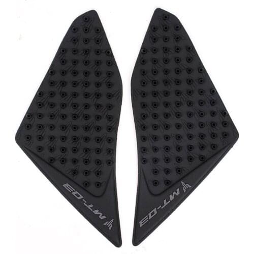 Retro Light Anti Slip ​Motorbike Rubber Tank Protective Waterproof Pad for Yamaha MT-03 2016 Accessories
