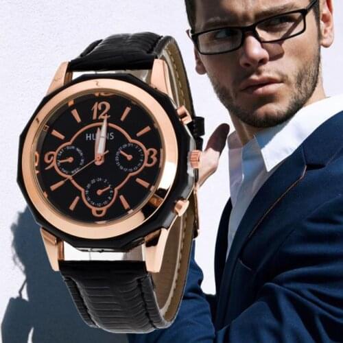 Luxury Military Sport Dial Leather Bear Watch Quartz Wrist Watch Men Watches Unique Mens Clock reloj hombre Gift kadin izle