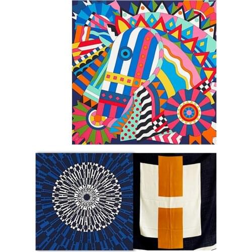 Letter print Silk Cashmere Scarf 140 Winter Warm Cashmere Scarf For Women Scarf Cashmere Hand Rolled Hem 140 Cm Silk