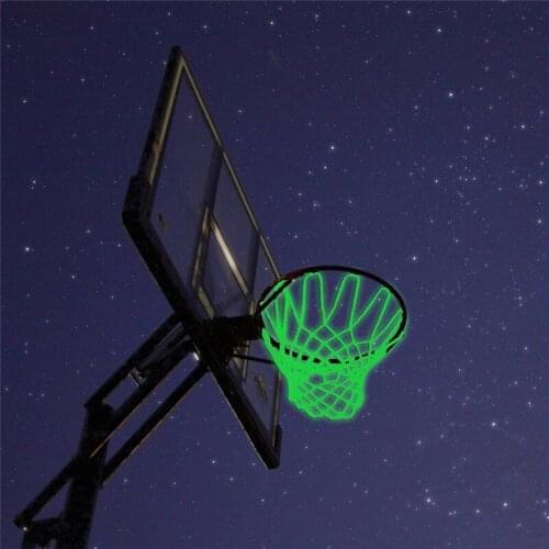 Light Up Basketball Net Heavy Duty Basketball Net Replacement Outdoor Shooting Trainning Glowing Light Luminous Basketball Net