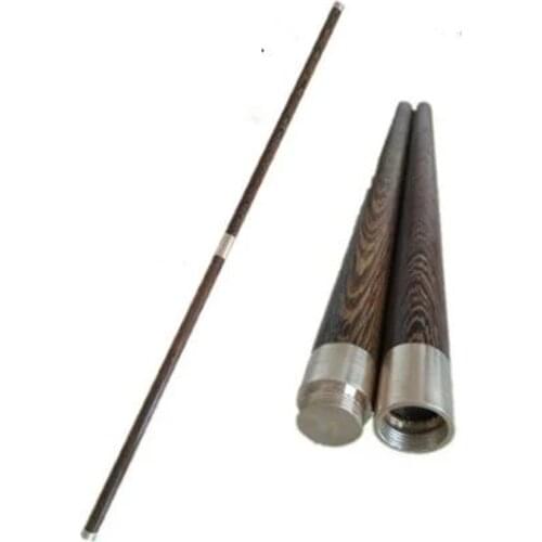 Wenge Hardwood Wushu Sticks Shaolin Sticks 2-section Qigong sticks Tai chi yangshengzhang Taiji sticks