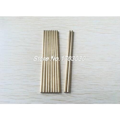 20 x Brass Solid Round Rod Lathe Bar Stock 3mm Diameter 100mm Length