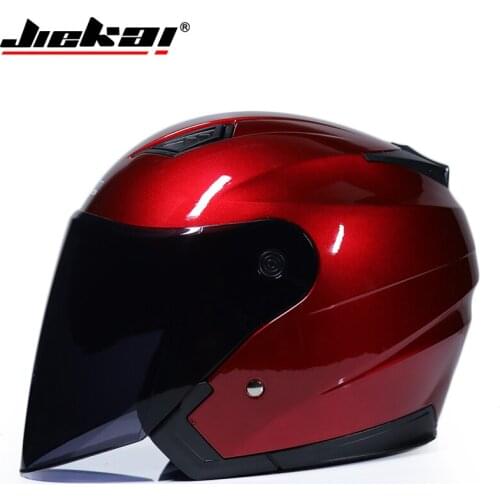 2020 Motorcycle Helmets Electric Bicycle Helmet Open Face Dual Lens Visors Men Women Summer Scooter Motorbike Moto Bike Helmet