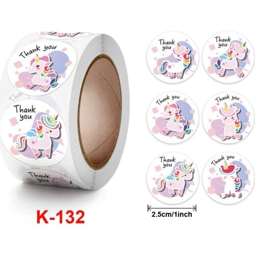 500pcs Animal Unicorn Sticker kids Reward Sticker Gift Decoration Label Teacher Encouragement Student Stationery Stickers